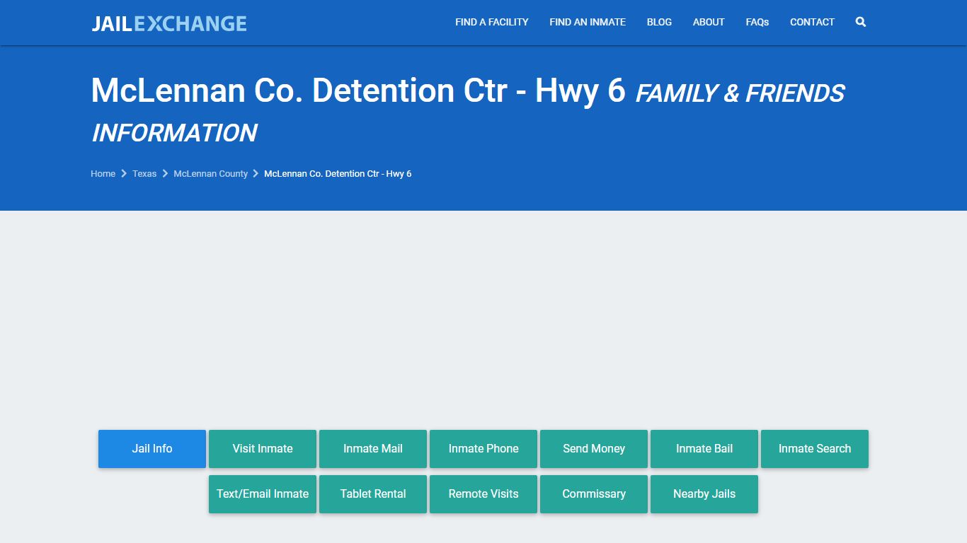 McLennan Co. Detention Ctr - Hwy 6 TX - JAIL EXCHANGE